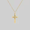 End Of Line The Grace Cross. Gold Cross Necklace