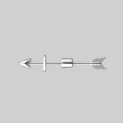 CLASSICS Earrings TOKEN. Heart & Arrow Single Earring - Silver