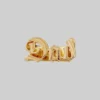 End Of Line Dad Word Ring - Gold