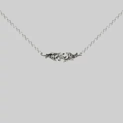 End Of Line Necklaces & Chains IMPERIAL. Ornate Flourish Collar - Silver