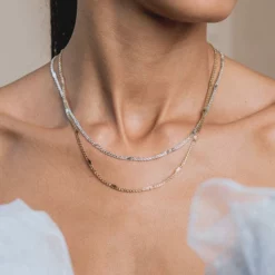 End Of Line Necklaces & Chains JADE. Sunburst Chain - Gold