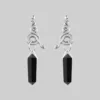 CLASSICS MERTLE. Snake Wrap Black Agate Earrings