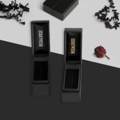 CLASSICS MOONDANCE. Black Spinel Gold Ring