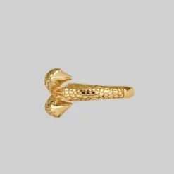CLASSICS Rings MERCY. Eagle Claw Gold Wrap Ring