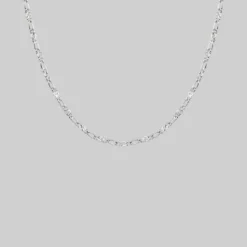 CLASSICS FAYE. Figaro Sunburst Chain - Silver