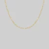 CLASSICS Necklaces & Chains FAYE. Figaro Sunburst Chain - Gold