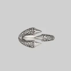 CLASSICS MERCY. Eagle Claw Silver Wrap Ring Rings