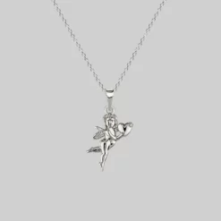 CLASSICS Necklaces & Chains Cupid & Psyche Lovers Layering Necklace - Silver