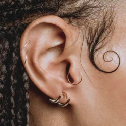 CLASSICS FAWN 3. Three Claw Talon Earrings - Gold