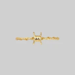 CLASSICS SURVIVAL. Symbolic Barbed Wire Ring - Gold Rings