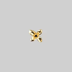 CLASSICS ISLA. Clematis Flower Stud Earring - Gold