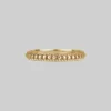 CLASSICS Rings EAST. Dotted Band Ring - Gold