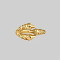 CLASSICS Rings MERCY. Eagle Claw Gold Wrap Ring