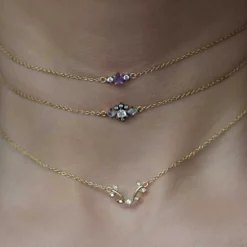 CLASSICS WHISPER. Leaf Twine Chain Choker - Silver