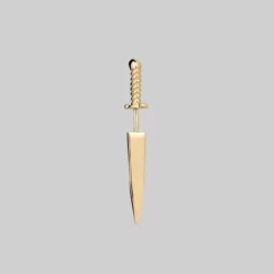CLASSICS TORN. Short Dagger Single Earring - Gold