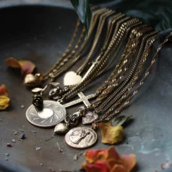 CLASSICS ALL OF ME. Hand Grasping Heart Necklace - Gold Necklaces & Chains