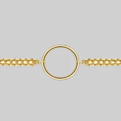 CLASSICS Necklaces & Chains PARADOX. Oversized Ring Chain Choker - Gold