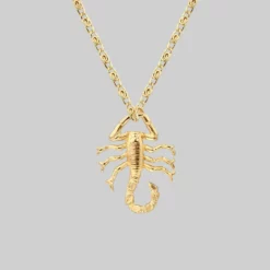 CLASSICS Necklaces & Chains NOXIOUS. Scorpion Charm Necklace - Gold