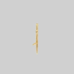 End Of Line WILT. Winter Thorn Earrings - Gold
