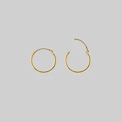 CLASSICS BETRAYAL. Cubic Zirconia Dagger Hoop Earrings - Gold 8 CLASSICS BETRAYAL. Cubic Zirconia Dagger Hoop Earrings - Gold