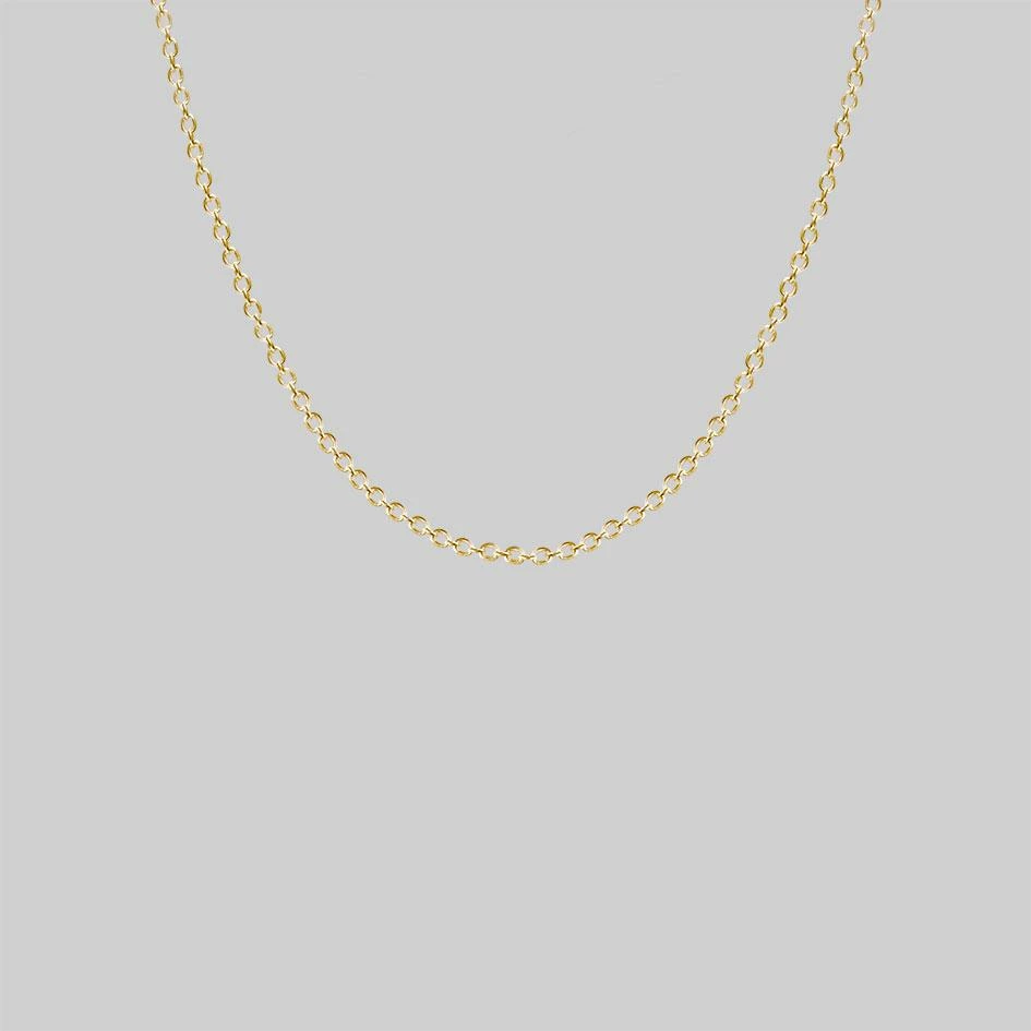 End Of Line Necklaces & Chains Simple Trace Chain - Gold 1 End Of Line Necklaces & Chains Simple Trace Chain - Gold