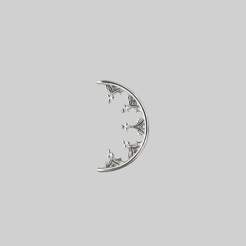 HALLOWEEN 2021 MORWENA. Gothic Arch Stud Earring - Silver 3 HALLOWEEN 2021 MORWENA. Gothic Arch Stud Earring - Silver