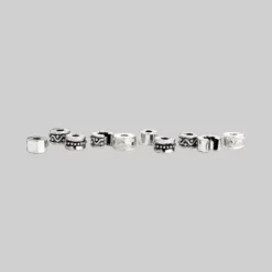 CLASSICS Hair Accessories Silver Hair Bead Clickers - Mixed Pack