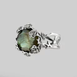 CLASSICS UTOPIA. Silver & Labradorite Roses Ring