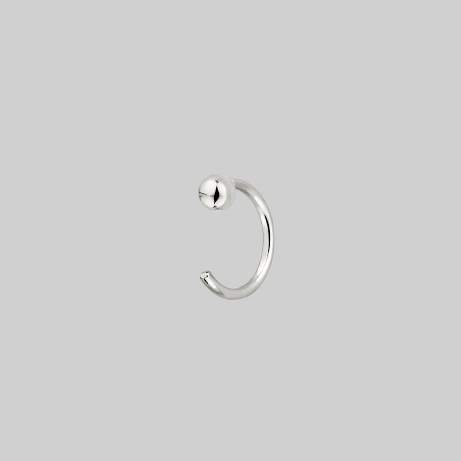 CLASSICS Ball Huggie Hoop Earrings - Silver 1 CLASSICS Ball Huggie Hoop Earrings - Silver