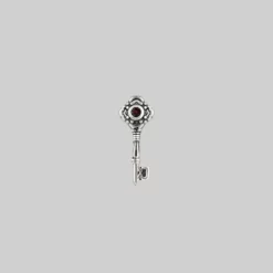 HALLOWEEN 2021 TWILIGHT. Skeleton Key Stud Earring - Silver Earrings 11 HALLOWEEN 2021 TWILIGHT. Skeleton Key Stud Earring - Silver Earrings