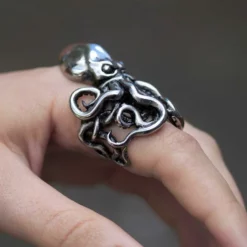 CLASSICS KRAKEN. Giant Octopus Wrap Ring Rings