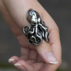 CLASSICS KRAKEN. Giant Octopus Wrap Ring Rings
