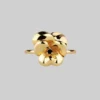 End Of Line Rings HARMONY. Pansy Flower Ring - Gold