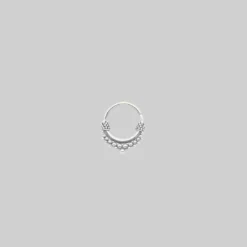 CLASSICS ANNORA MINI. Silver Tibetan Septum Ring - Piercing