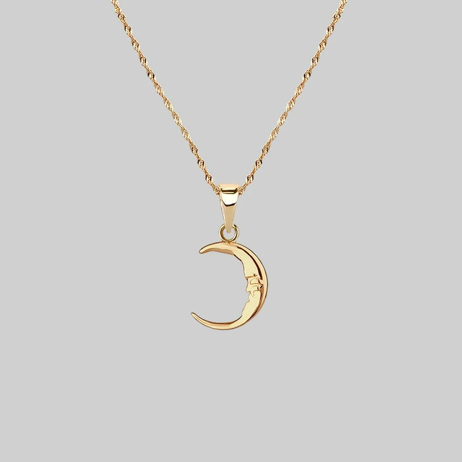 CLASSICS ELIN. Sun & Moon Layering Necklaces - Gold Necklaces & Chains 4 CLASSICS ELIN. Sun & Moon Layering Necklaces - Gold Necklaces & Chains