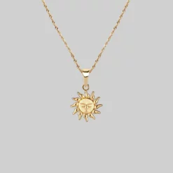 CLASSICS ELIN. Sun & Moon Layering Necklaces - Gold Necklaces & Chains 7 CLASSICS ELIN. Sun & Moon Layering Necklaces - Gold Necklaces & Chains