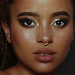 CLASSICS MAN IN THE MOON. Gold Clicker Ring - Septum Earrings