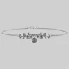 CLASSICS DARK BLOOM. Black Mother Of Pearl Choker - Silver