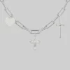 CLASSICS Necklaces & Chains MANIFEST. Multi Charm Chain Necklace - Silver