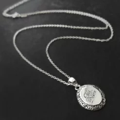 CLASSICS TILL DEATH. Promise Medallion Pendant Necklace