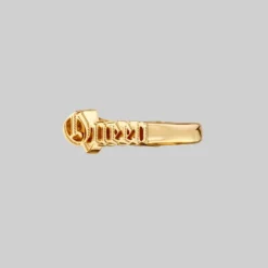 CLASSICS Queen Word Ring - Gold 6 CLASSICS Queen Word Ring - Gold