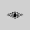 CLASSICS DARK SOUL. Detailed Onyx Silver Ring