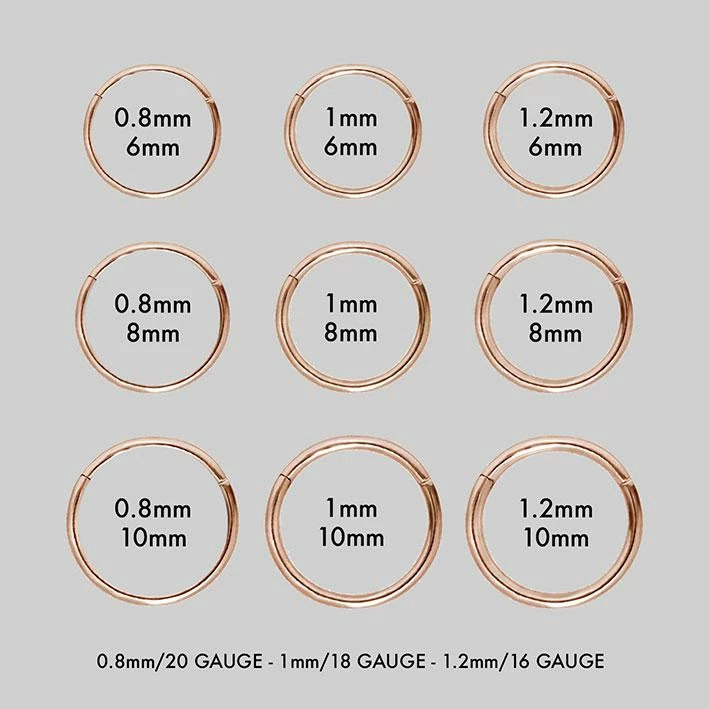 CLASSICS SASHA. Rose Gold Clicker Ring 2 CLASSICS SASHA. Rose Gold Clicker Ring