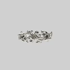 AW21 IMPERIAL. Ornate Flourish Ring - Silver Rings