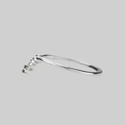 CLASSICS Rings CUPID. Black Spinel Chevron Silver Ring