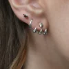 CLASSICS NASRA. Silver Claw Earring - Lobe/Helix Earrings