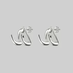 CLASSICS FAWN 3. Three Claw Talon Earrings - Silver