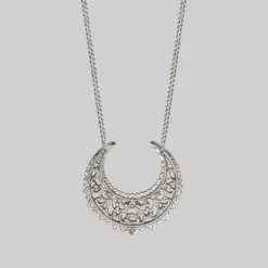 End Of Line EASTERN CRESCENT. Silver Necklace Necklaces & Chains