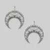 End Of Line EASTERN CRESCENT. Silver Earrings