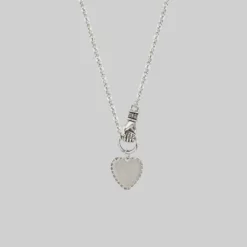 CLASSICS HAND OF GLORY. Grasping Heart Necklace - Silver Necklaces & Chains
